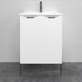Timberline Nevada 600mm Freestanding Vanity with Ceramic Countertop