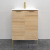 Timberline Nevada 600mm Freestanding Vanity with Ceramic Countertop