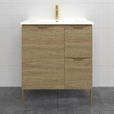 Timberline Nevada 750mm Freestanding Vanity with Ceramic Countertop