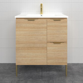 Timberline Nevada 750mm Freestanding Vanity with Ceramic Countertop