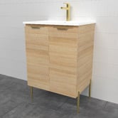 Timberline Nevada 600mm Freestanding Vanity with Ceramic Countertop