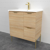 Timberline Nevada 750mm Freestanding Vanity with Ceramic Countertop