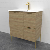 Timberline Nevada 750mm Freestanding Vanity with Ceramic Countertop