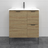 Timberline Nevada 750mm Freestanding Vanity with Ceramic Countertop