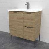 Timberline Nevada 750mm Freestanding Vanity with Ceramic Countertop