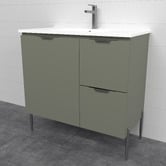 Timberline Nevada 900mm Freestanding Vanity with Ceramic Countertop