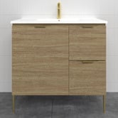 Timberline Nevada 900mm Freestanding Vanity with Ceramic Countertop