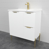 Timberline Nevada 750mm Freestanding Vanity with Ceramic Countertop