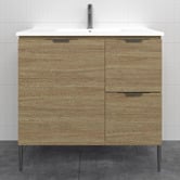 Timberline Nevada 900mm Freestanding Vanity with Ceramic Countertop