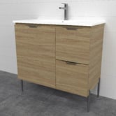 Timberline Nevada 900mm Freestanding Vanity with Ceramic Countertop
