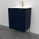 Timberline Nevada 600mm Freestanding Vanity with Ceramic Countertop