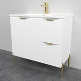 Timberline Nevada 900mm Freestanding Vanity with Ceramic Countertop
