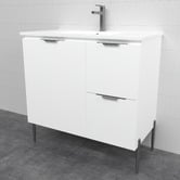 Timberline Nevada 900mm Freestanding Vanity with Ceramic Countertop