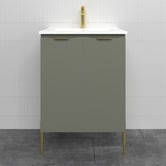 Timberline Nevada 600mm Freestanding Vanity with Ceramic Countertop