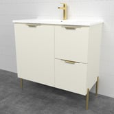 Timberline Nevada 900mm Freestanding Vanity with Ceramic Countertop