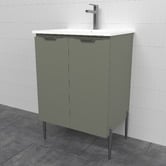 Timberline Nevada 600mm Freestanding Vanity with Ceramic Countertop