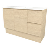 Timberline Elemental 1200mm Freestanding Single Vanity with Removable Kickboard