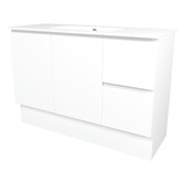 Timberline Elemental 1200mm Freestanding Single Vanity with Removable Kickboard