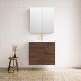 Timberline Elemental 750mm Freestanding Single Vanity with Removable Kickboard