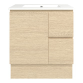Timberline Elemental 750mm Freestanding Single Vanity with Removable Kickboard
