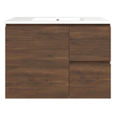 Timberline Elemental 900mm Freestanding Single Vanity with Removable Kickboard