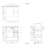 Timberline Elemental 750mm Freestanding Single Vanity with Removable Kickboard