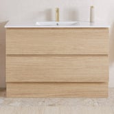 Timberline Elemental Plus 1200mm Freestanding Single Vanity with Removable Kickboard