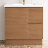 Timberline Elemental 750mm Freestanding Single Vanity with Removable Kickboard