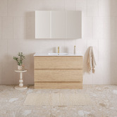 Timberline Elemental Plus 1200mm Freestanding Single Vanity with Removable Kickboard