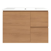 Timberline Elemental 900mm Freestanding Single Vanity with Removable Kickboard