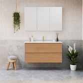 Timberline Elemental Plus 1200mm Freestanding Single Vanity with Removable Kickboard