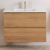 Timberline Elemental Plus 900mm Freestanding Single Vanity with Removable Kickboard