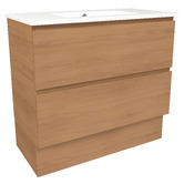 Timberline Elemental Plus 900mm Freestanding Single Vanity with Removable Kickboard