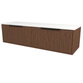 Timberline Elwood Apollo 1500mm Wall Hung Double Vanity Unit