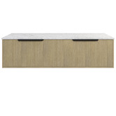 Timberline Elwood Dockland 1500mm Wall Hung Double Vanity Unit