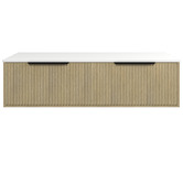 Timberline Elwood Apollo 1500mm Wall Hung Double Vanity Unit