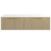 Timberline Elwood Apollo 1500mm Wall Hung Double Vanity Unit