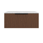 Timberline Elwood Dockland 900mm Wall Hung Single Vanity Unit