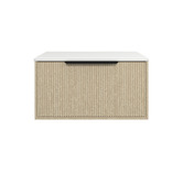Timberline Elwood 750mm Artic White Wall Hung Single Vanity Unit