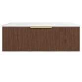 Timberline Elwood Dockland 1200mm Artic White Wall Hung Single Vanity Unit