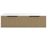 Timberline Elwood Apollo 1500mm Wall Hung Double Vanity Unit