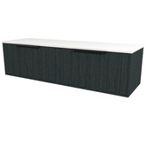 Timberline Elwood Dockland 1500mm Wall Hung Double Vanity Unit