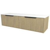 Timberline Elwood Dockland 1500mm Wall Hung Double Vanity Unit