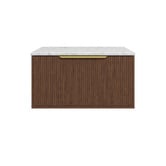 Timberline Elwood Dockland 750mm Carrara Wall Hung Single Vanity Unit
