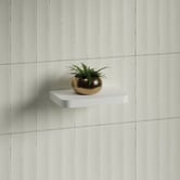Timberline Splice Curved Bathroom Shelf