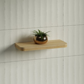 Timberline Splice Curved Bathroom Shelf