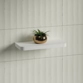 Timberline Splice Curved Bathroom Shelf