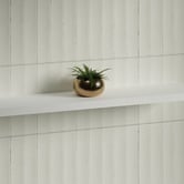 Timberline Splice Curved Bathroom Shelf