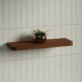 Timberline Splice Curved Bathroom Shelf