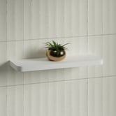 Timberline Splice Curved Bathroom Shelf